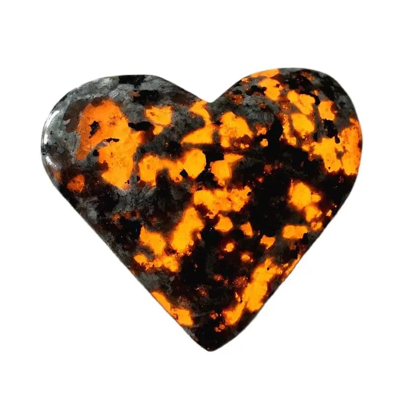 5A+ Natural Stone Yooperlite Crystal Heart Love Powerful Chakra Energy Wicca Crystals and Stones  Healing Spiritual Witchcraft