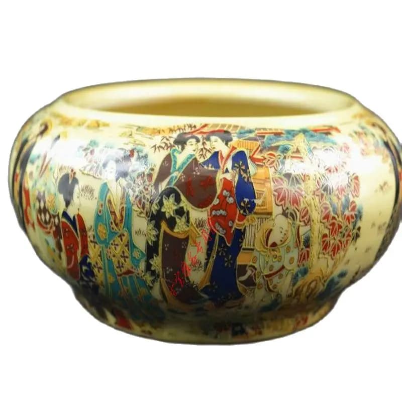 Collection Of Old Chinese Porcelain, Powder Colored Ancient Ladies' Patterns Pen Wash, Storage Sray