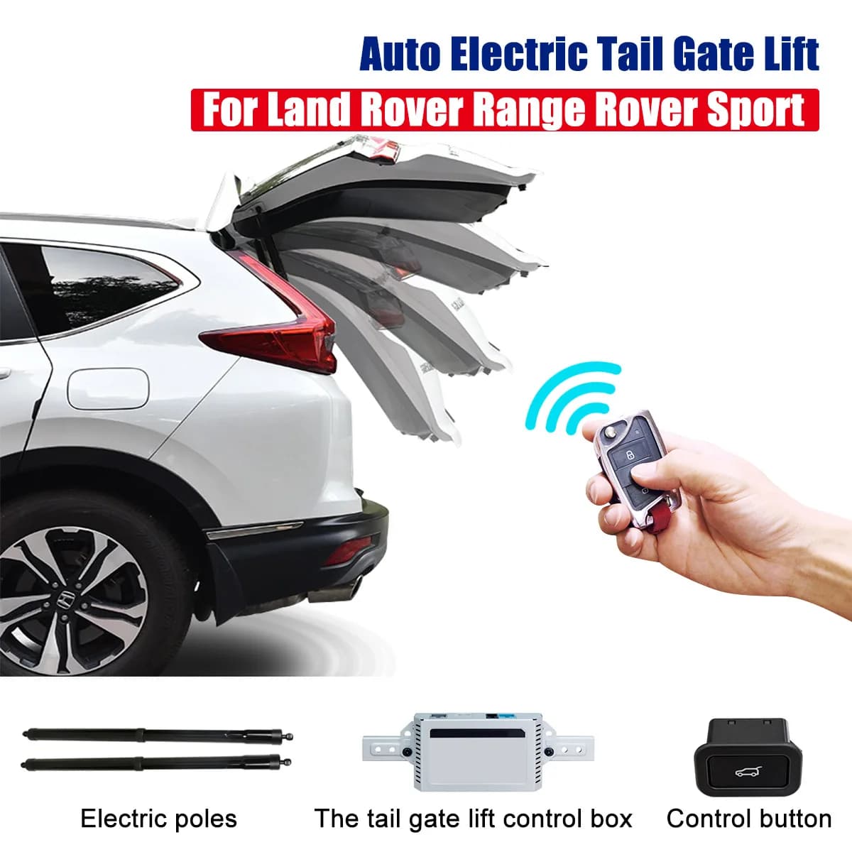 Car Accessories ElectricTail Gate Lift For Land Rover Range Rover Sport 2014 One Foot Activated Trunk Boot Auto Kick Sensor Rear