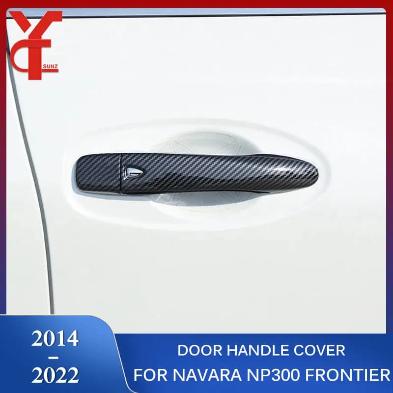 ABS Door Handle Covers For Nissan Navara Np300 2014 2015 2016 2017 2018 2019 2020 2021 2022 Frontier Accessories Exterior Parts