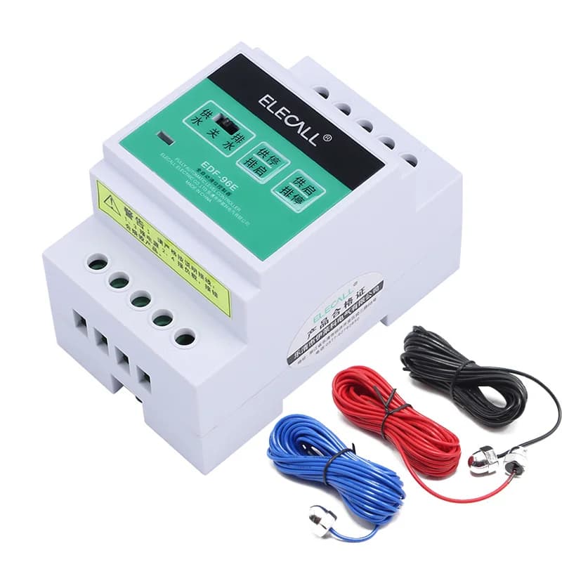 Free Shipping DF96E Auto Water  Liquid Level Controller AC220V 5A Din Rail Mount Float Switch with 3 probes