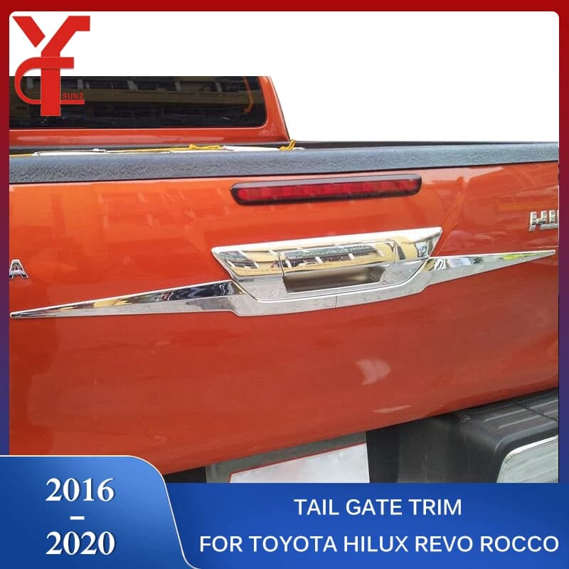 Car Styling Car Accessories ABS Chrome Truck Trim For Toyota Hilux Revo Rocco 2016 2017 2018 2019 2020
