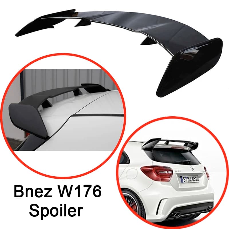 For Mercedes Benz A-Class W176 2013-2018 Hatchback Spoiler ABS A160 A180 A200 A250 A45 5-Door Roof Wing