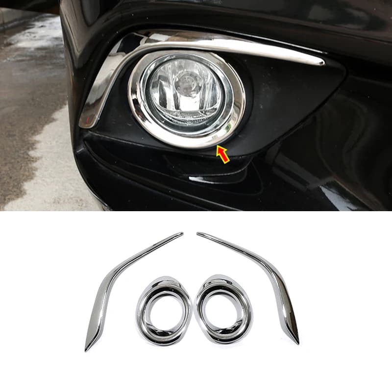 For Mazda 6 Atenza m6 Gj 2013 2014 2015 ABS Chrome Front Fog Light Fog Light Lamp Cover Trim Sticker Car styling 2pcs