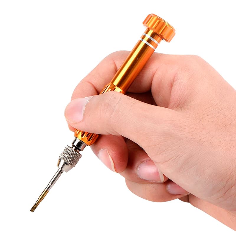 JCD 5 in1 Eyeglass Screwdriver Multifunction Hand Tools Eyeglass Screwdriver Sunglass Watch Phone Glasses Repair Kit