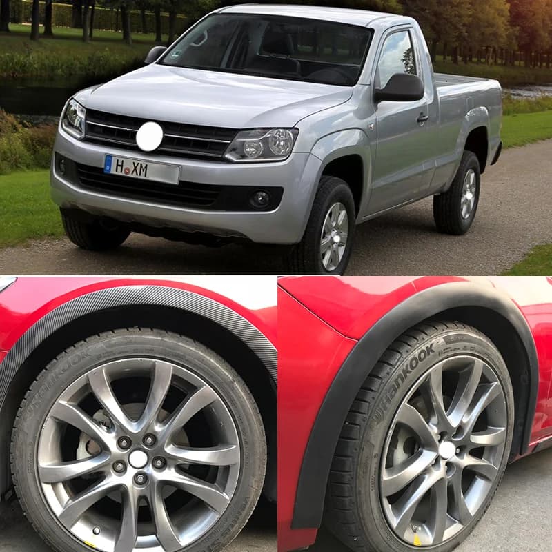 Fender Flares For Vw Accessories Black Mudguard For Volkswagen Amarok 2009 2010 2011 2012 2013 2014 Flare Decoration Part For VW