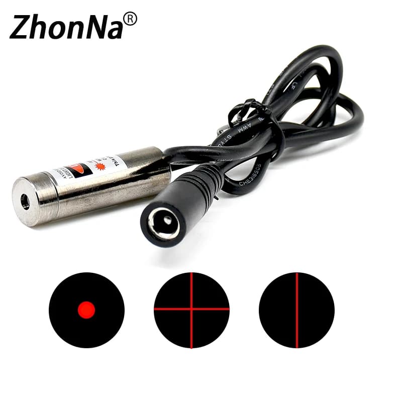 Red Light Laser Level 660nm 200mW Laser Module Adjustable Linewidth Mark Instrument Emitting Diode Lamp Vertical Line Calibrator