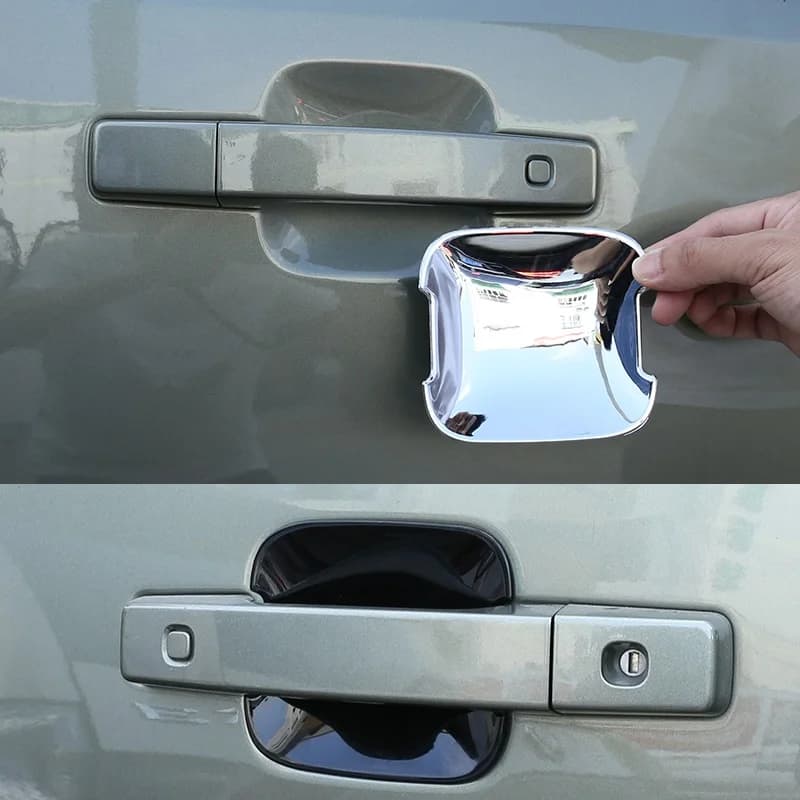 NEW!!! ABS Chrome Black For Land Rover Defender 110 130 2020-2022 Car Exterior Door Bowl Decoration Cover Trim Car Accessories