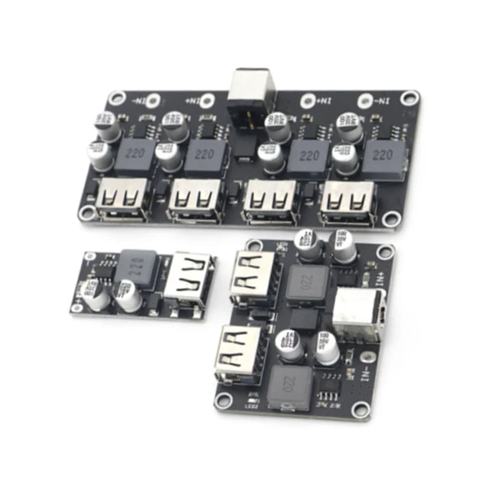 1PCS USB QC3.0 QC2.0 USB DC-DC Buck Converter Charging Step Down Module 6-32V 9V 12V 24V to Fast Quick Charger Circuit Board 5V
