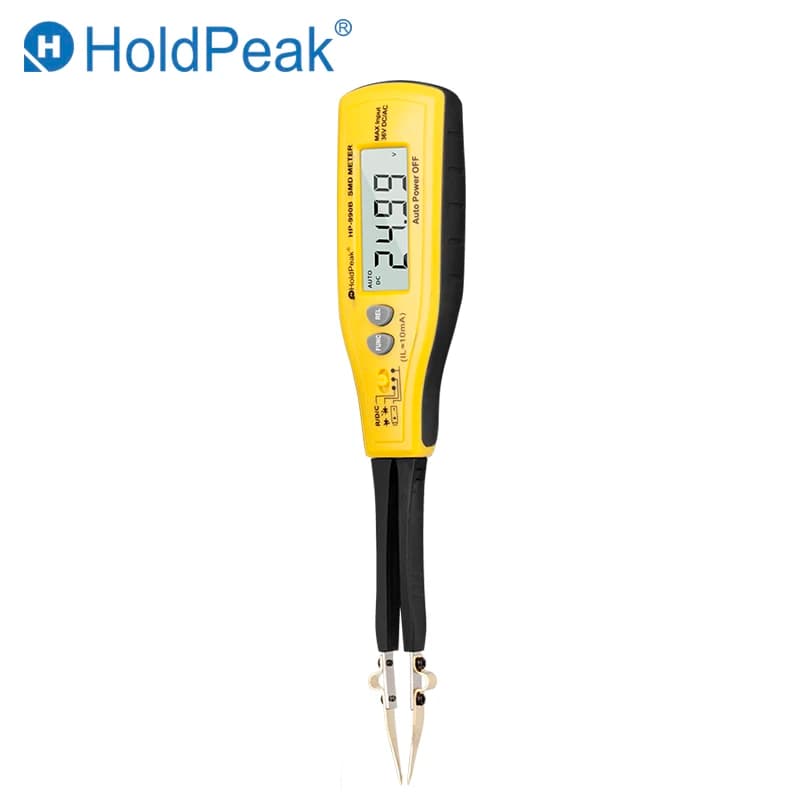 HoldPeak HP-990B Resistance Capacitance SMD Tester Meter Multimeter Professional Component Tester Relafive Value Battery Tester