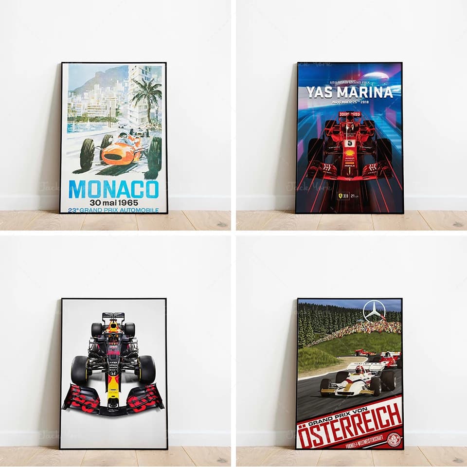 ABU DHABI Grand Prix Yas MARINA 25 November 2018 Poster