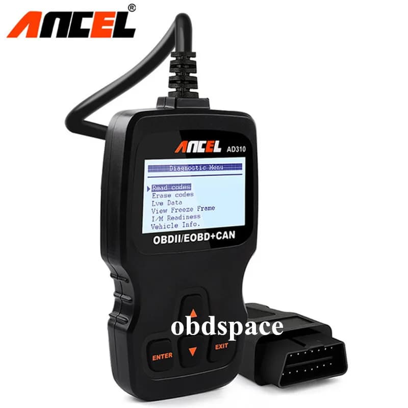 Multi-language OBDII Universal Auto Scanner Code Reader Automobile fault detector   MIL trouble indicator