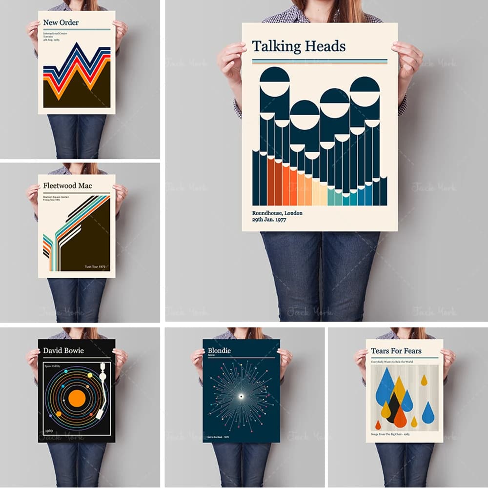 Retro Performance Poster-Minimalist Art Print