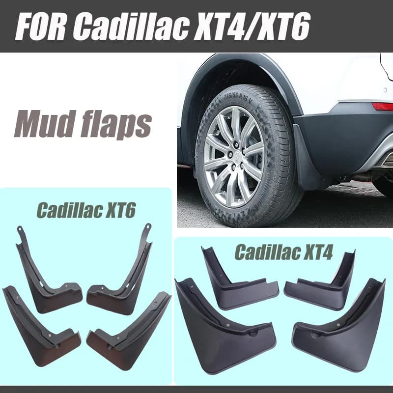 For Cadillac XT4 mudguards XT4 XT6 Mud flaps cadillac fenders splash guards car accessories auto styling 2018-2019
