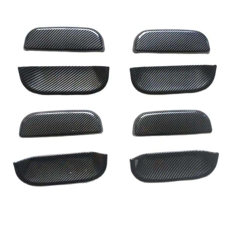For Suzuki Alto K10 Works Turbo RS RSR 2014 Accessories Door Handle Bowl Cover Trim Plastic Imitation Carbon Fiber
