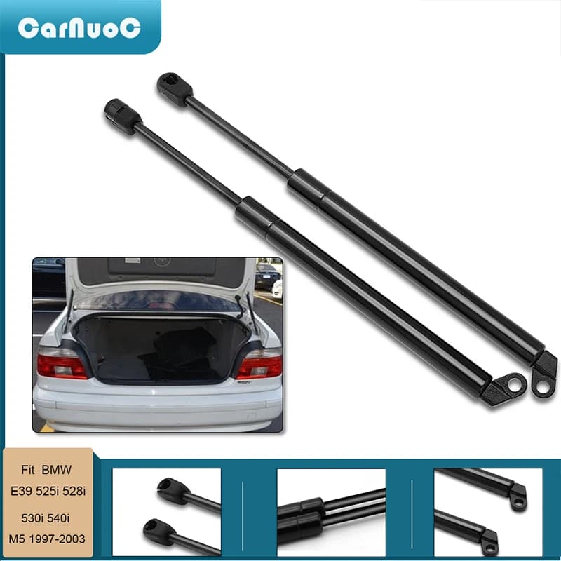 2Pcs Car Tailgate Gas Struts Lift Spring Shock Gas Struts Arm For BMW E39 525i 528i 530i 540i M5 1997-2003 Auto Accessories