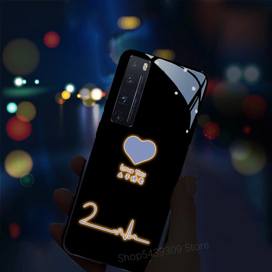 LED Light Flash Case For Samsung Galaxy S22 S24 S20 S21 Ultra S23 Note 20 10 S10 S9 Plus Note 20 plus A50 A70 Illuminate Fundas