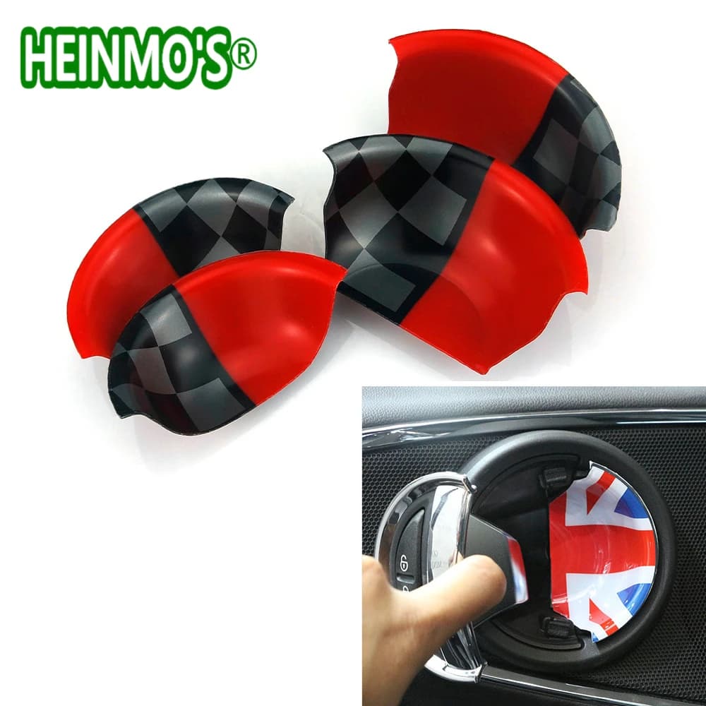 For Mini Cooper Clubman Countryman F54 F55 F56 F60 Car Accessories Union Jack Car Interior Door Handle Decoration Cover Stickers
