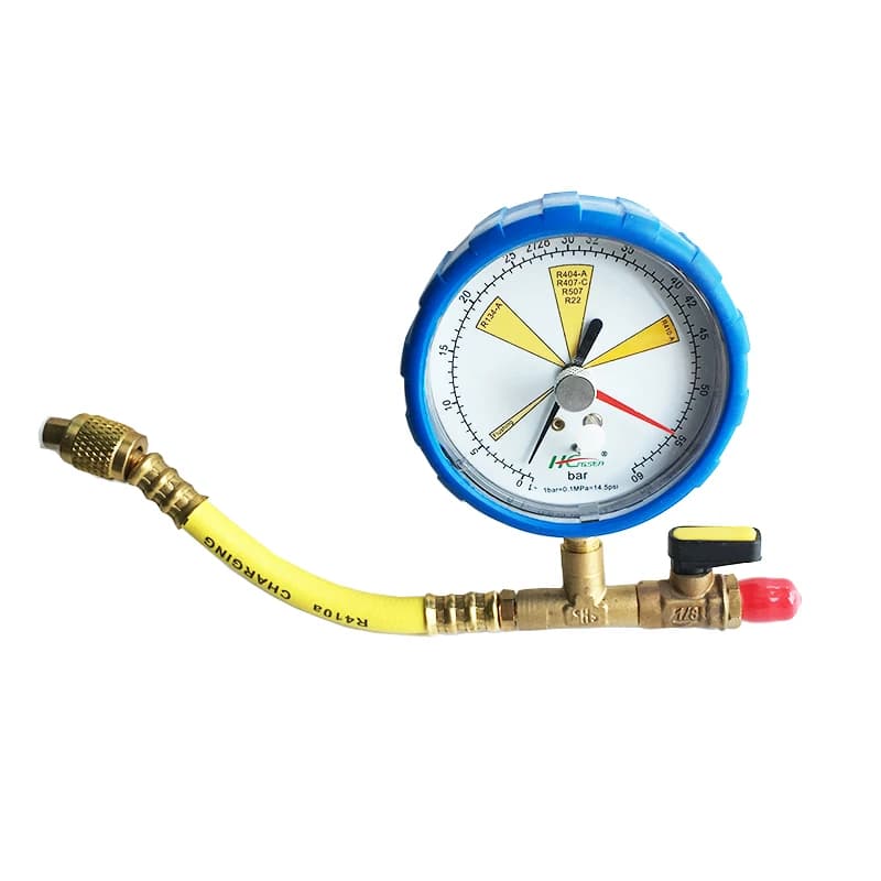 Pressure Gauge for Nitrogen Maintaining Air Conditioning Refrigeration Nitrogen Pressure Test Gauge Pressure Test Table
