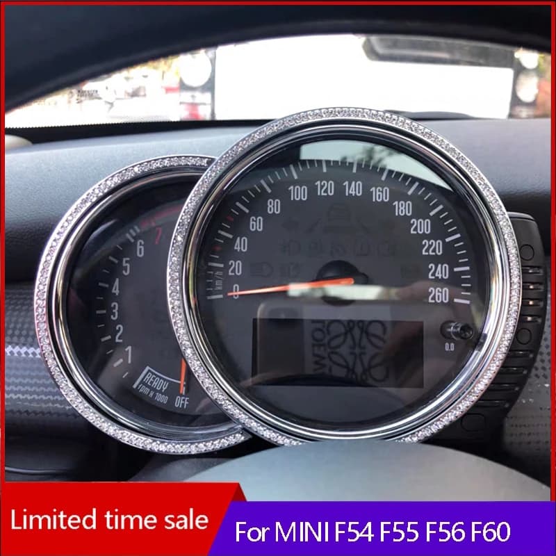 Car Combination Meter Modification Sticker Speedmeter Decoration Tacho Meter Cover For BMW MINI Cooper S One F54 F55 F56 F57 F60