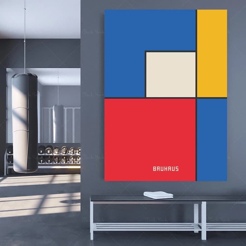 Bauhaus Print - Exhibition Poster - Minimalist Wall Art | Bauhaus Poster | Museum Poster | Printable Wall Art