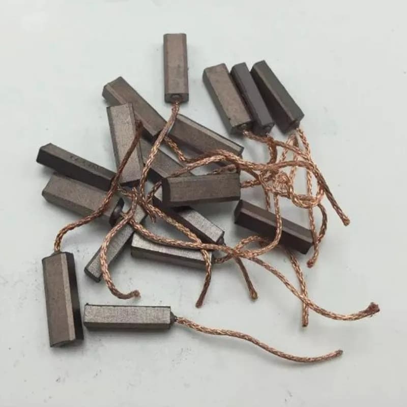 10pcs 4.5x6.5x15mm Electric Car Vehicle Generator Motor Carbon Brush for VW Bora Polo Sagitar Magotan Jetta etc Valeo Alternator