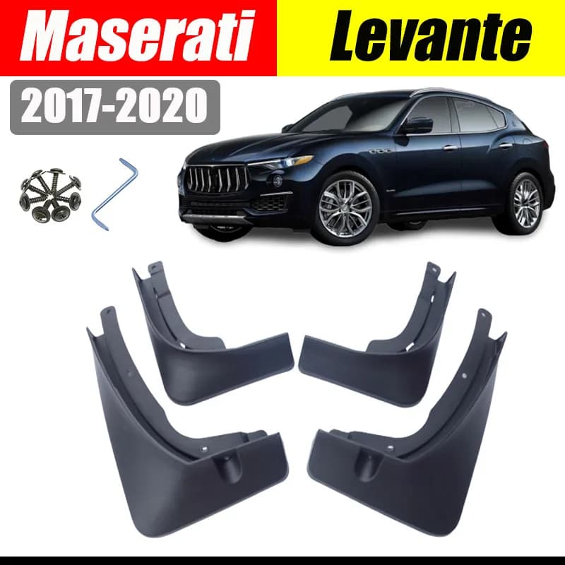 Mud flaps For Maserati Levante  Mudguards Fenders Mud flap splash Guard Fender Car Accessories auto styline Front Rear 4 PCS