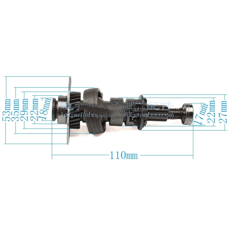 Electric Hammer Parts for Makita HR2470 Rocking Bearing Clutch Assembly Spline shaft