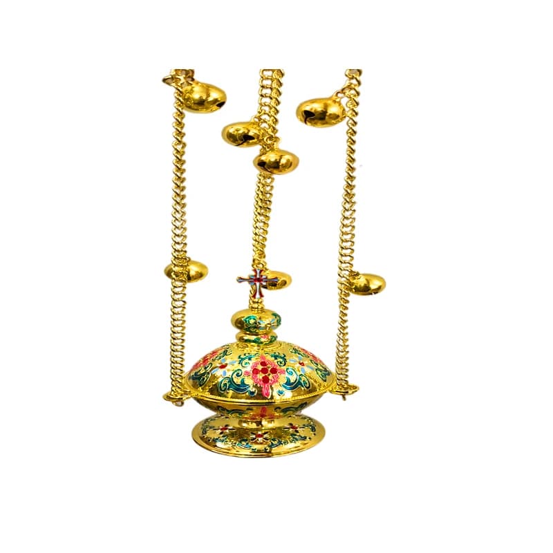 Censer Orthodox Search by image Download the AliExpress app EN/ USD Hi, null Account  0 Cart Orthodox Gold-Plated Incense Burner
