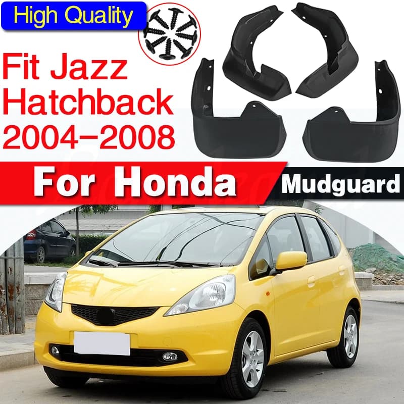 for Honda Fit Jazz Hatchback Hatch 2004~2008 2005 2006 2007 Mudguard Mud Flaps Guard Splash Flap Mudguards Car Accessories
