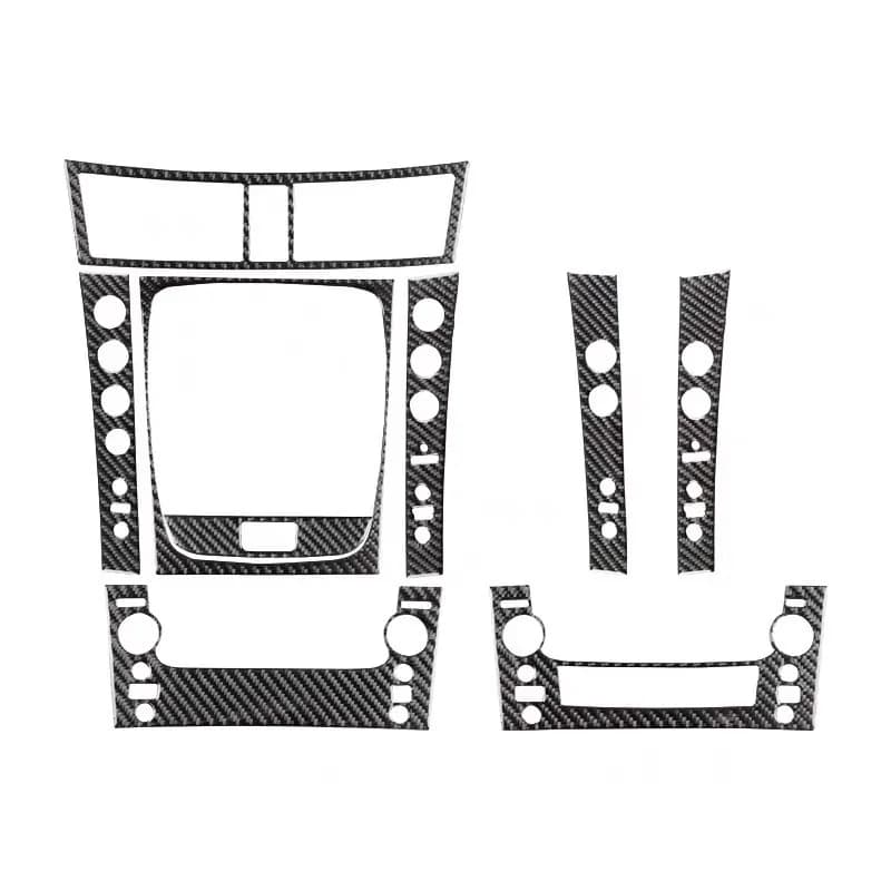 Fit For Lexus gs300 350 450h 460 Carbon Fiber Interior Accessories Trim Air Conditioning CD Navigation Control Panel Decoration