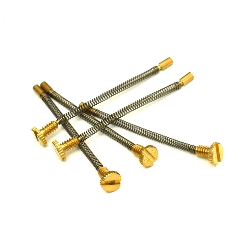 5pcs 46*2.5mm Near-Original Length Custom-Made Replacement Metal Screw Spring For Zippo Lighter Repair Service Spare Accessory