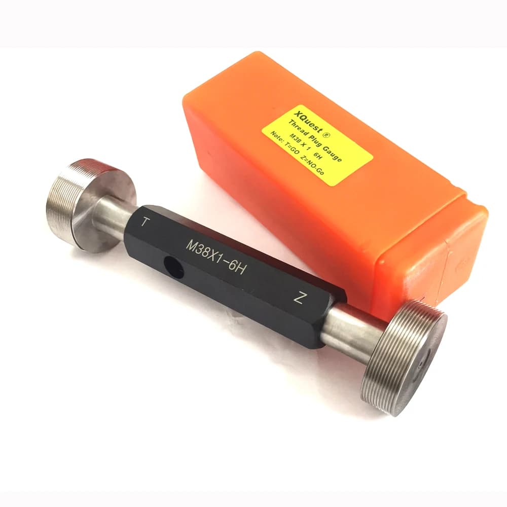 6H Right Hand Metric Screw Thread Plug Gauge M38 M38X3 Fine Internal Thread Calibrator Gage Gauges Tools M38X2 M38X1.5 M38X1