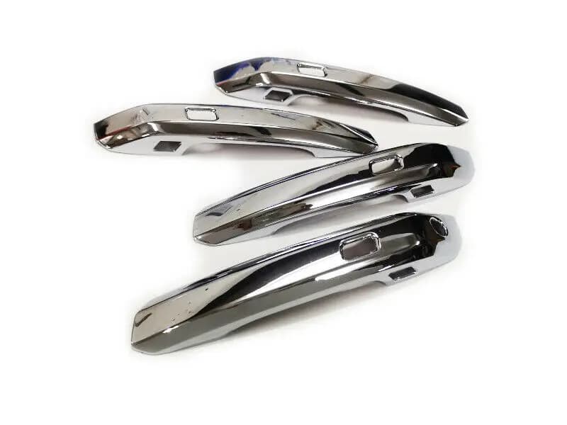 Chrome Door Handle Full Cover Keyless For Audi A4 B9 A5 8W Q5 FY LHD 4 Doors