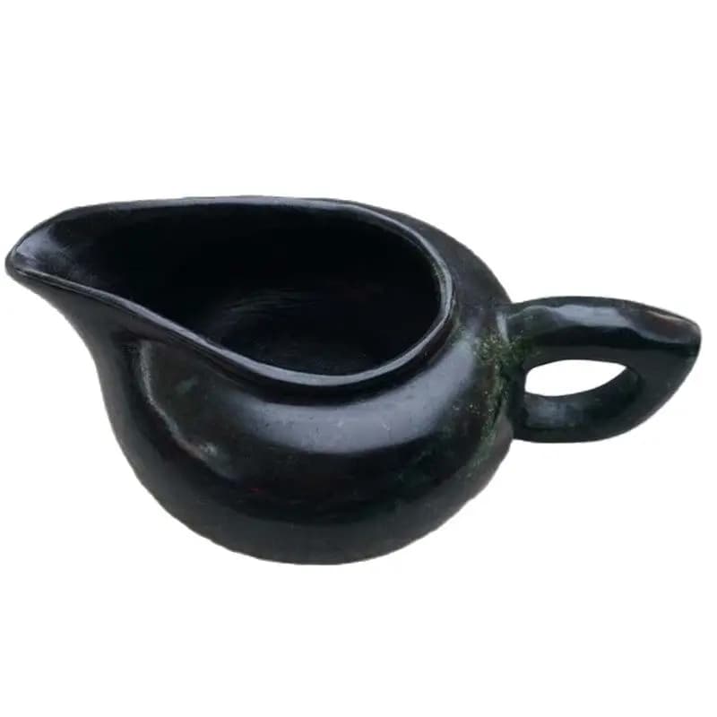 China Black Jade Carved Jade Pot Of Tea Kung Fu Tea Pot