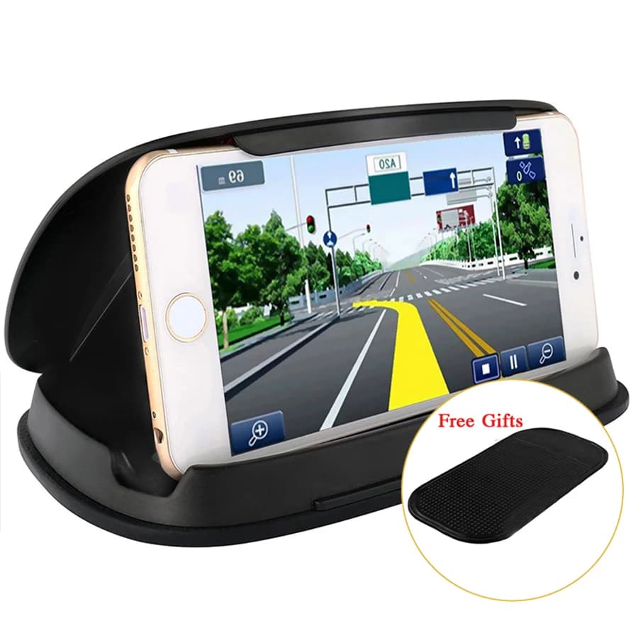 Universal Gps Holder Car Phone Holders For Navigation 3-6.8 Inch +Free Gift Anti-Slip Mat And Nome Phone Stand