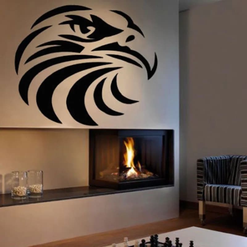 New FALCON EAGLE HEAD WALL DECAL VINYL WALL STICKERS Removable wall sticker home Wall decor art mural