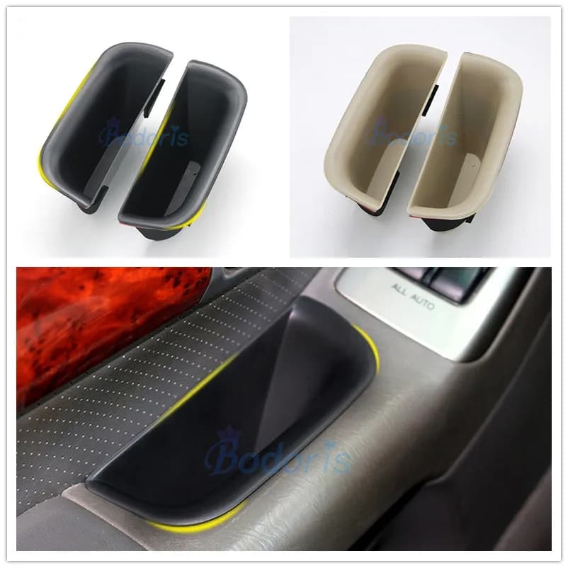 For Toyota Land Cruiser 120 Prado FJ120 FJ 120 2003-2009 Car Organizer Door Armrest Glove Storage Box Tray Car Accessories