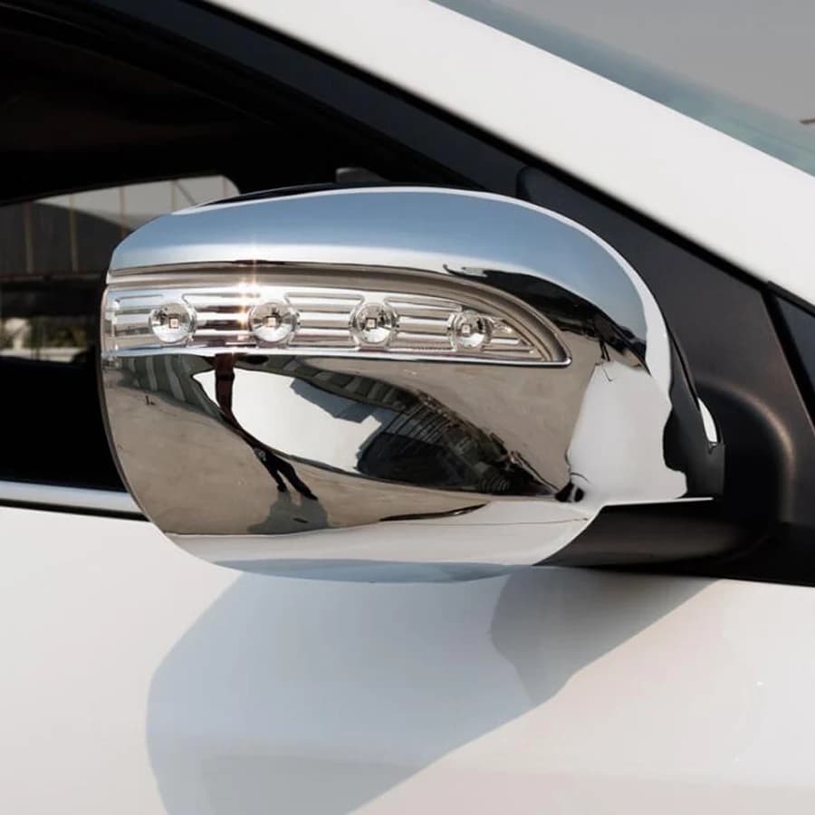 YAQUICKA ABS Chrome Car Exterior Rearview Rear View Mirror Cover Trim Styling Sticker For Hyundai IX35 2010-2015 Accessories