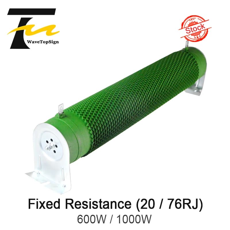 WaveTopSign High Power Ripple Start Fixed Resistor Load Braking Resistor Power 20RJ 6000W / 76RJ 1000W