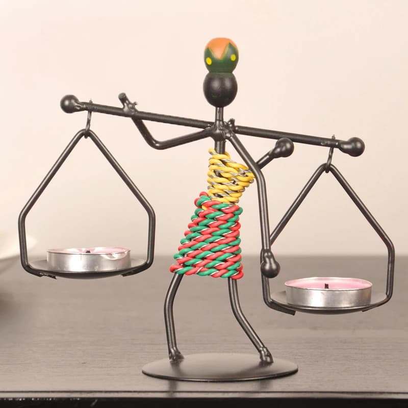 Creative Human Form Candle Holder, Iron Art Candlestick, Home Decoration, Wedding Centerpieces for Tables, Candelabra