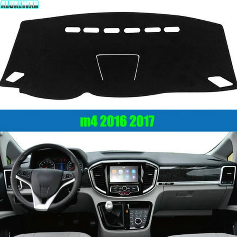 Car Dashboard Avoid Light Pad Instrument Platform Desk Cover Mats Carpets Auto Accessories for JAC M4 2016 To 2024 Car-Styling