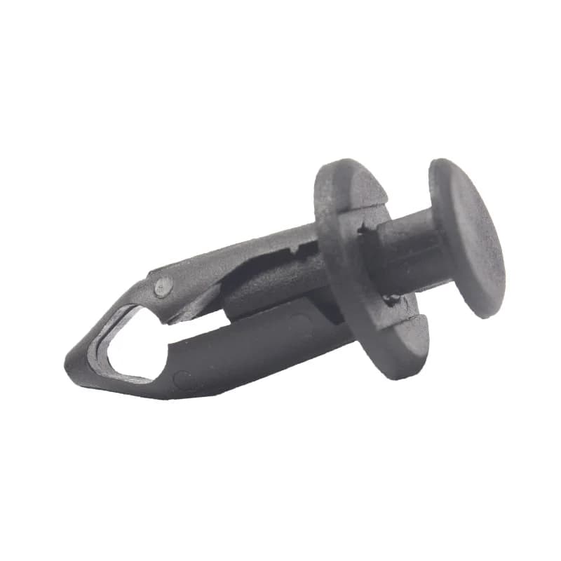 50Pcs 9mm Hole Push In Auto Bumper Cover Fender For GM Ford Car Retainer Black Garnish Fixed Rivet