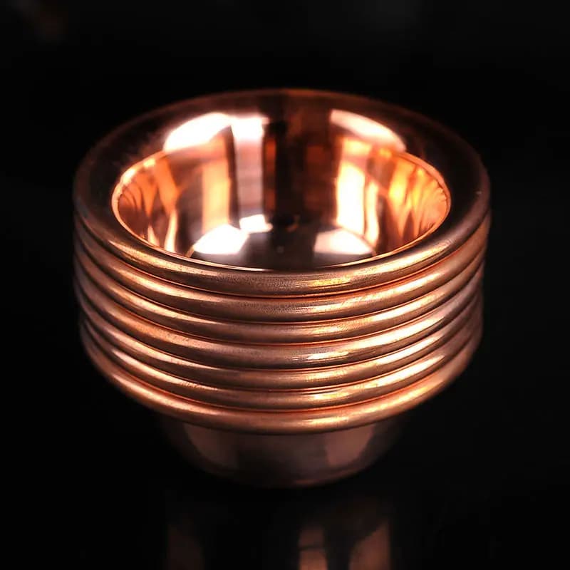 7PCS Tibet Tibetan Buddhist Mikky Offering Water Bowl Divine Focus Ritual Vessel