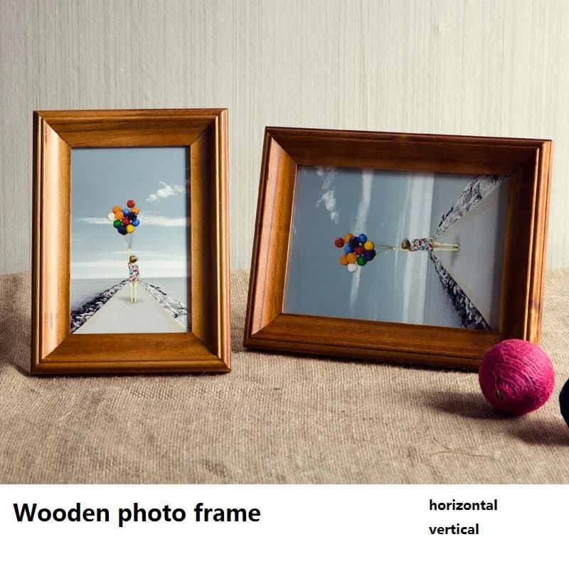 Modern Simple Style Wooden Photo Frame