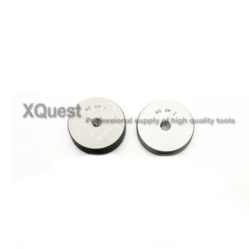Tolerance 6H Thread Ring Gauge M2 M2.5 M3 M4 M5 T Z Metric External Screw Thread Measuring Gage M6 M8 M10 X1.5 M12 X1.75 M14 X2