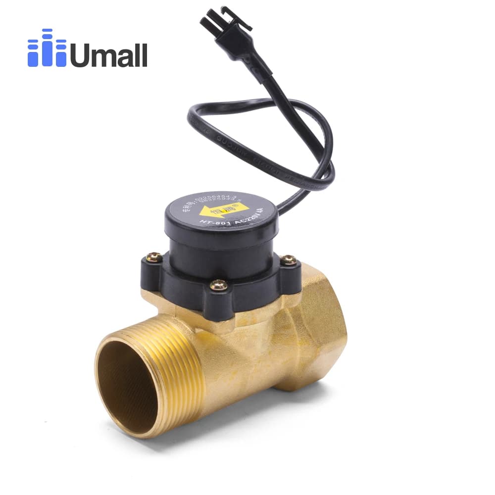 HT-801 1.2-inch all-copper water flow sensor switch magnetic electronic booster circulation pump pressure control valve
