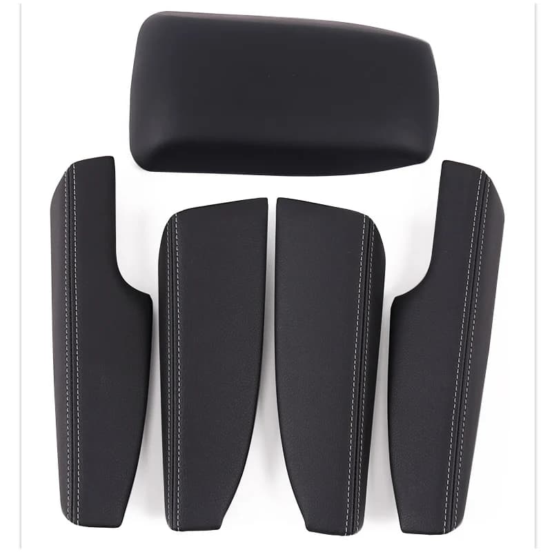 Car Door Armrest Leather Cover Armrest Cover for Toyota Corolla 2013 2014 2015 2016 2017 2018 E170