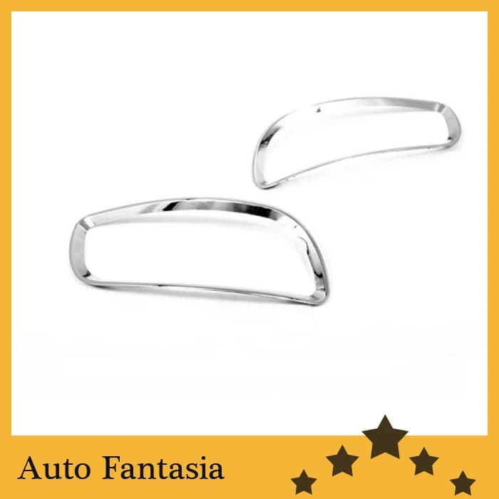 Chrome trim strips rear fog light trim - for Hyundai Santa Fe 07-09 -- free shipping