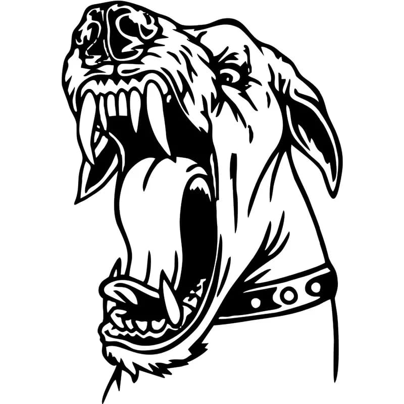 Large Protection Sfely Dog Wall Picture Poster In Auto Laptop Decal Motorcycle Fridge Skateboard Dog Stickers Car Accessories